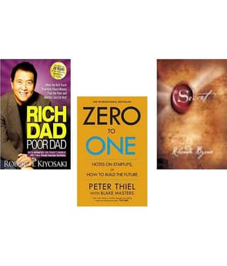 Rich Dad Poor Dad + Zero To One + The Secret