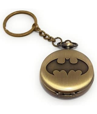 Gala Time Antique Batman Pocket Watch Car Bike Keychain with Key Ring Men & Women Gifting Keychain ( Pack of 1 )