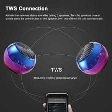 G2L 100% Design Mini Bluetooth Speaker for Music, Gaming & Party Speaker for All Device. view 5