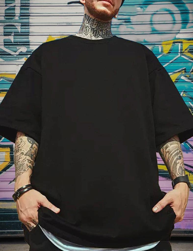 Scott Fincher Black T-shirt with a graphic of a panda holding a coin with Chinese characters on it : AA(ARN)BLACK_26 view 3