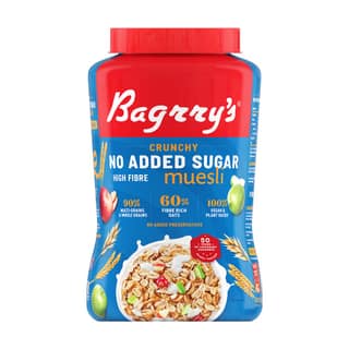 Bagrry's Crunchy No Added Sugar Muesli 1000 Gms
