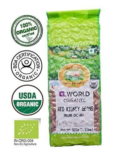 ELWORLD AGRO & ORGANIC FOOD PRODUCTS White Kidney Beans (Rajma Chitra)- 500G (Pack of 4) view 2