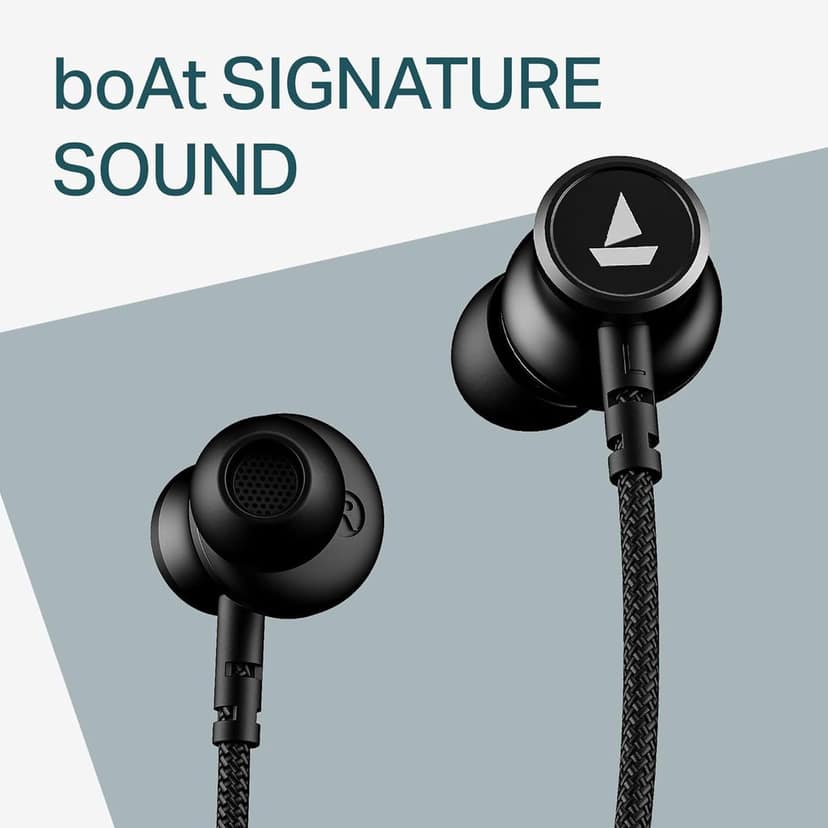 Boat 2025 Launch Rockerz 113 40H Battery, Dual Pair, Fast Charge, ENx Tech, Stream Ad Free Music via App Support, Magnetic Buds, Bluetooth Neckband, Wireless with Mic in Ear Earphones (Active Black) view 8