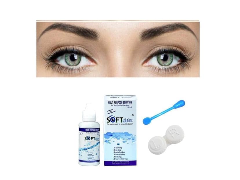 AQUA MD SPARKLE MONTHLY COLOR CONTACT LENS WITH CASE,LENS HOLDER AND 60ML SOLUTION (PACK OF 1 PAIR)