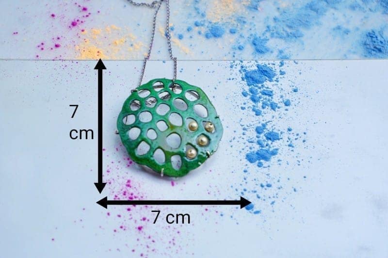 Lotus Pod Necklace view 3