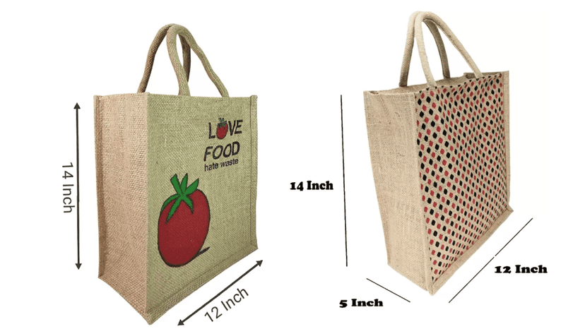 Men & Women Brown Tote view 2