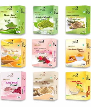 glowious - Skin Toning Face Pack for Normal Skin ( Pack of 9 )