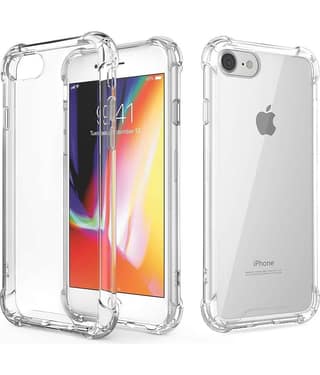BEING STYLISH - Transparent Silicon Bumper Cases Compatible For Apple Iphone 8 ( Pack of 1 )