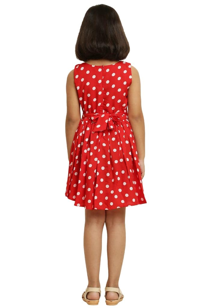 Cutiepie Trendy Brown & Red Pair Frock & Dress For Girls. view 3
