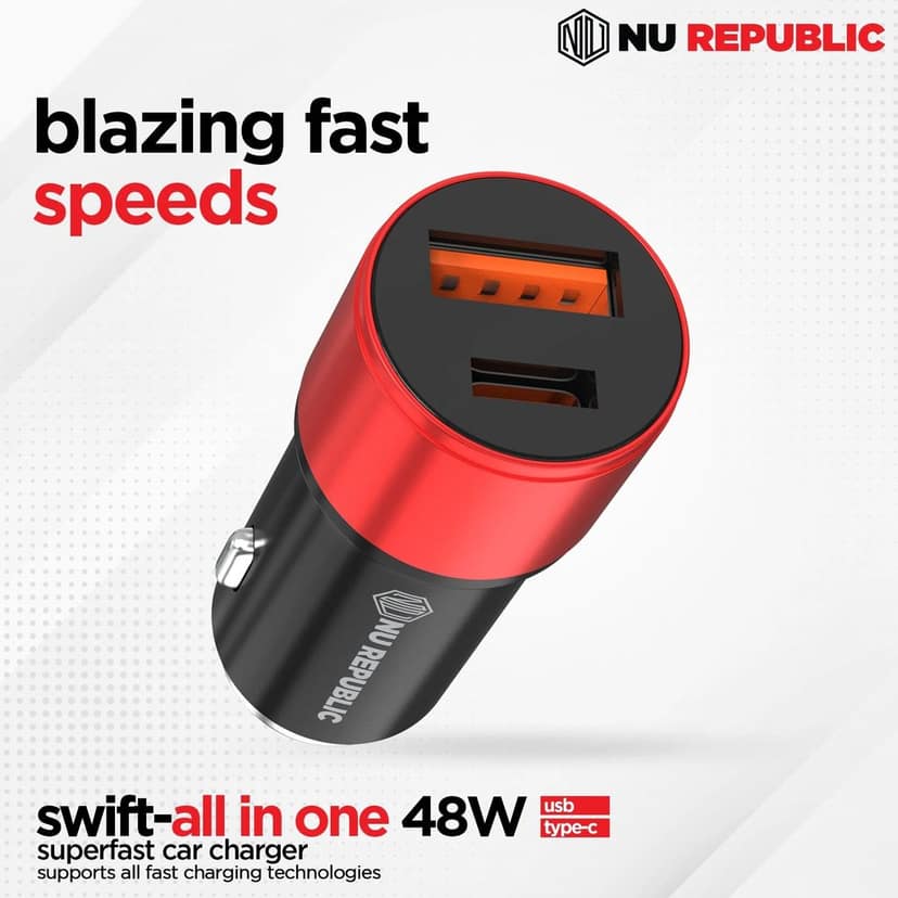 Swift All in one 48W Car Charger view 3
