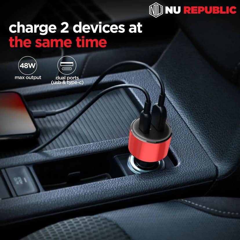 Swift All in one 48W Car Charger view 5