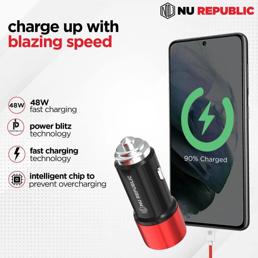 Swift All in one 48W Car Charger view 6