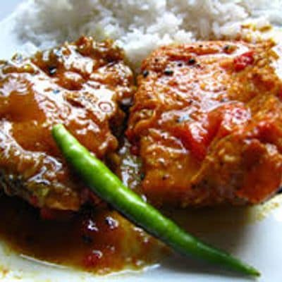 Chicken Jhol Aloo Diye