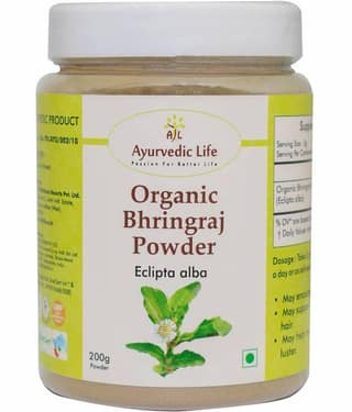 Ayurvedic Life Organic Bhringraj Powder 200 Gm Pack of 1