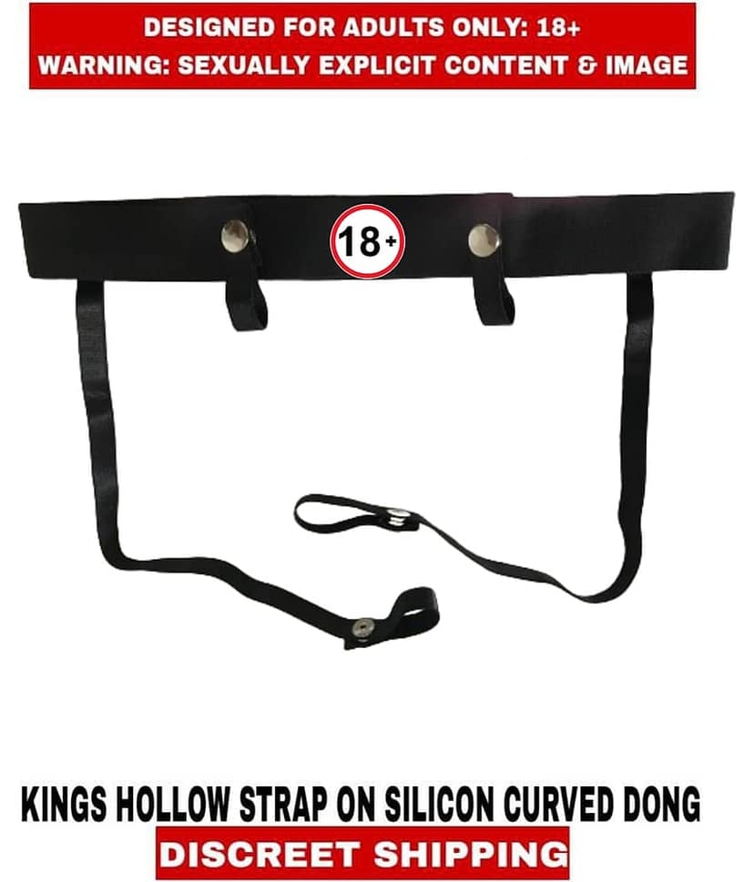 Adult Sex Toys L U X Y Hollow Strap-On Dildo Silicon And Curved Dong Strap-On For Men view 2