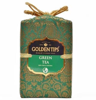 Golden Tips Darjeeling Green Tea Loose Leaves Brocade Bag (200 Gram , 100 cups)