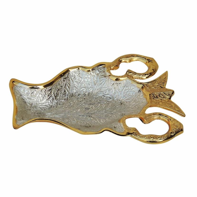 Brass Trophy Shape Bowl With Velvet Box (BMAS025) view 2