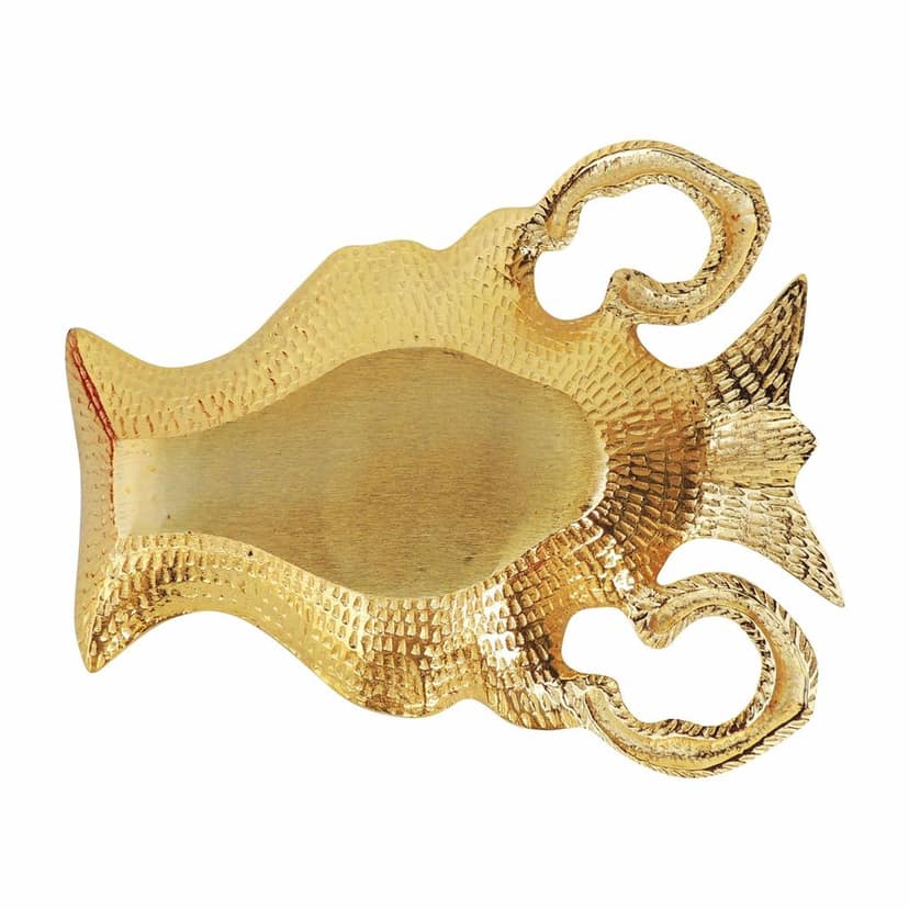 Brass Trophy Shape Bowl With Velvet Box (BMAS025) view 4