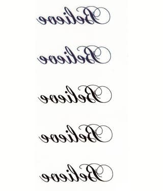 The Canvas Arts Temporary Body Tattoo