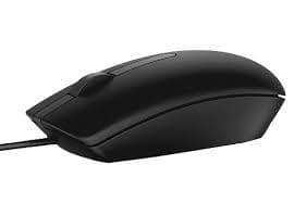 Dell Wired Mouse - MS116 - Black