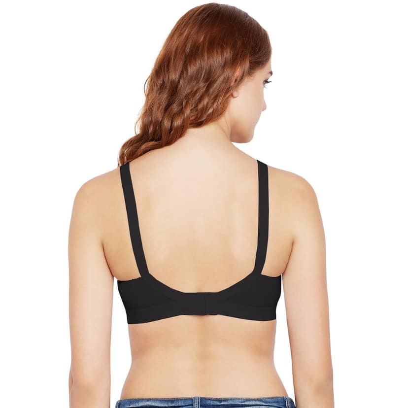 Bodycare 100% Cotton Non Padded Non wired Regular Bra-Pack of 3 view 5