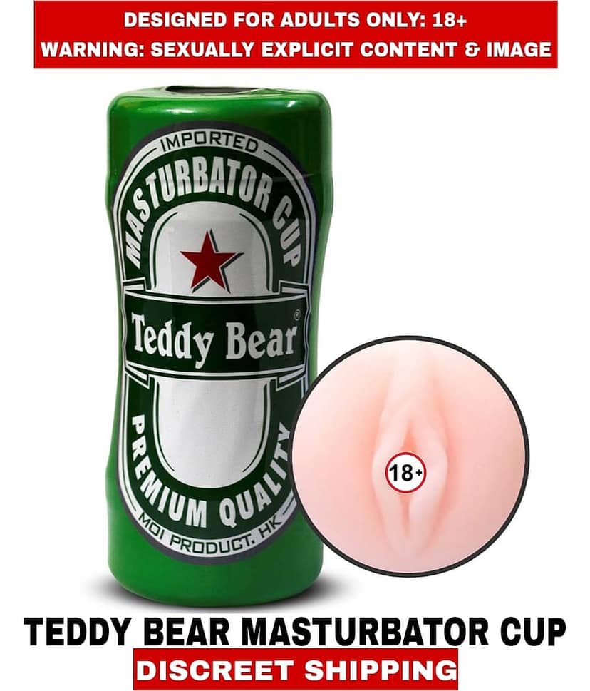 Premium Quality New Sexy toy Teddy Bear Pussy Masturbator Cup Fleshlight For Men