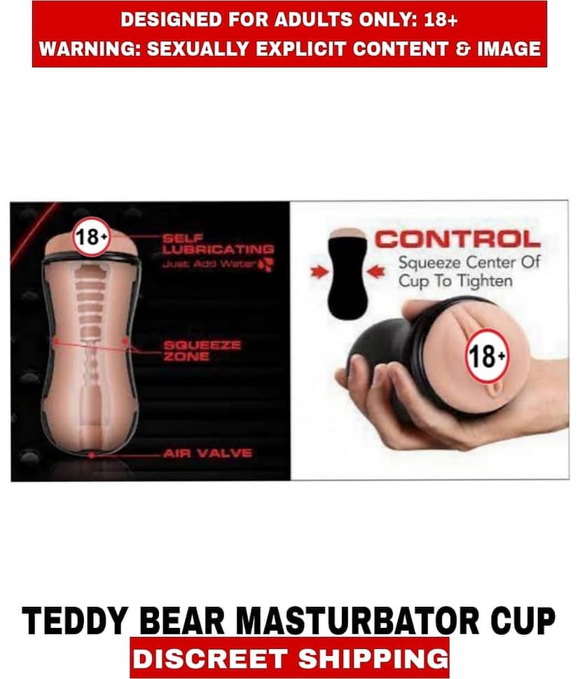 Premium Quality New Sexy toy Teddy Bear Pussy Masturbator Cup Fleshlight For Men view 2
