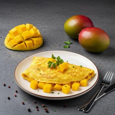 Mango Bread Omelette