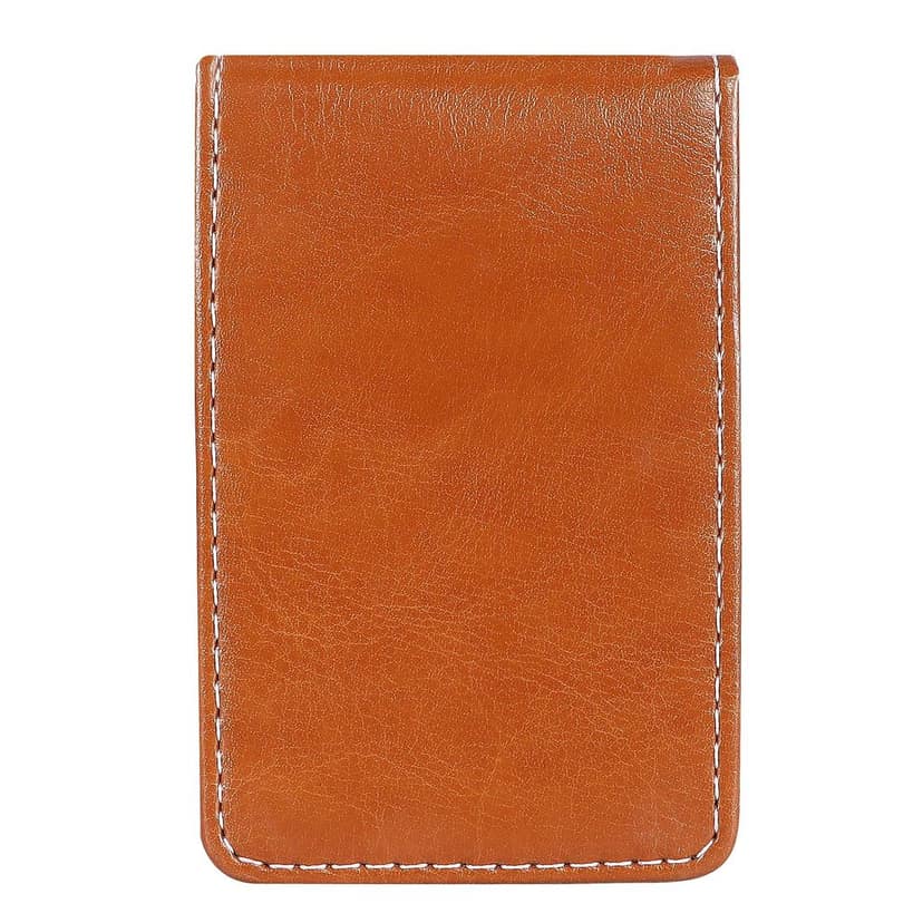 Small Pocket-Sized ID, Credit-Debit Card Holder with Magnetic Shut Button for Men & Women-B view 3