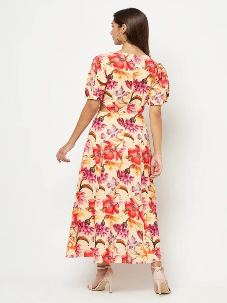 Posy Cut-Out Maxi Dress view 5