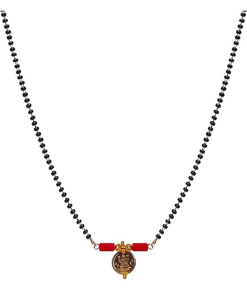 JIPPA - Golden Mangalsutra ( Pack of 1 ) view 2