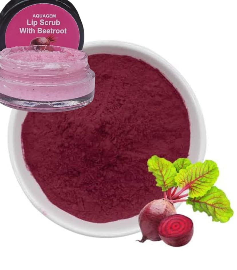 Aquagem skincare "All Natural Beetroot Lip Scrub" view 3