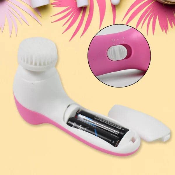 Lifeori Electric Facial Cleansing Brush | Soft Bristle Face Cleaning Brush | Battery Operated Facial Massager | Deep Pore Cleanser view 5