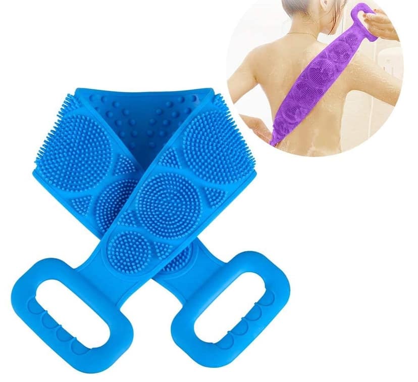 SPHP Silicone Back Scrubber , Exfoliating & Massaging Bath Brush