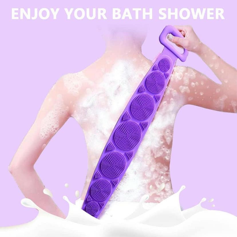SPHP Silicone Back Scrubber , Exfoliating & Massaging Bath Brush view 3