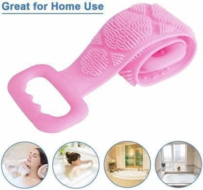 Long Silicone Body Scrubber for Shower, Exfoliating Back Scrubber for Men and Women view 5