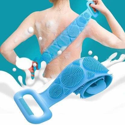 Long Silicone Body Scrubber for Shower, Exfoliating Back Scrubber for Men and Women view 6