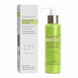 Maxisoft Deep Cleansing Face Wash, pH Balanced, 100 ml