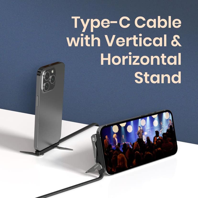 Portronics 100W Dockline Type C to Type C Cable view 4