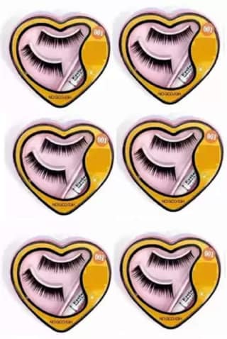 Elecsera False Eyelashes (Pack of 6) (Pack of 6)