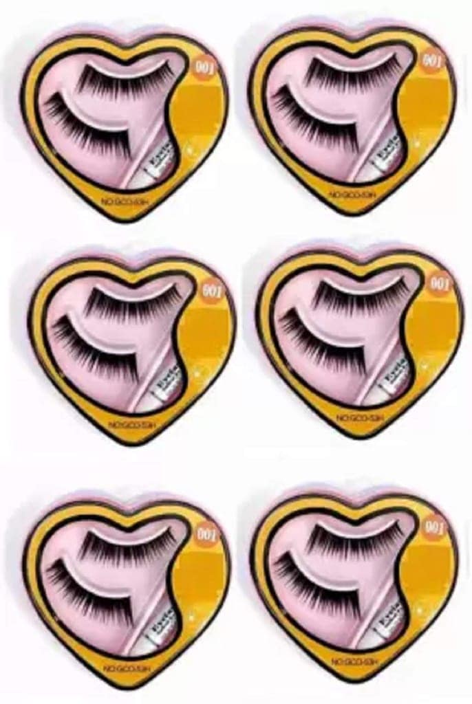 Elecsera False Eyelashes (Pack of 6) (Pack of 6)