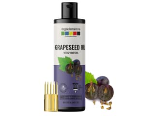 Organix Mantra Grapeseed Oil, 100% Pure, Natural & Cold Pressed Organic Oil - 120 Millilitre