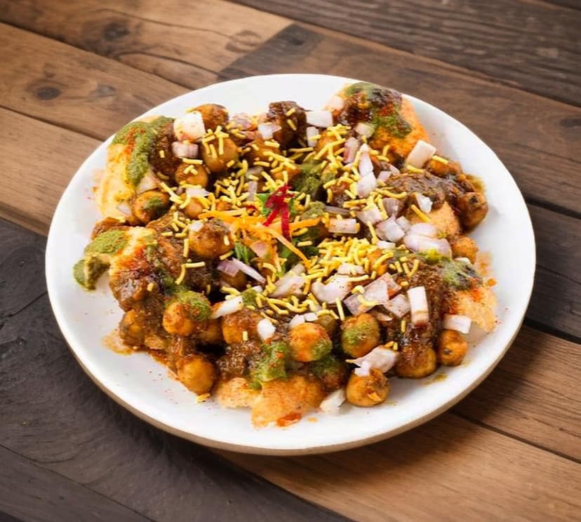 Masala puri chaat