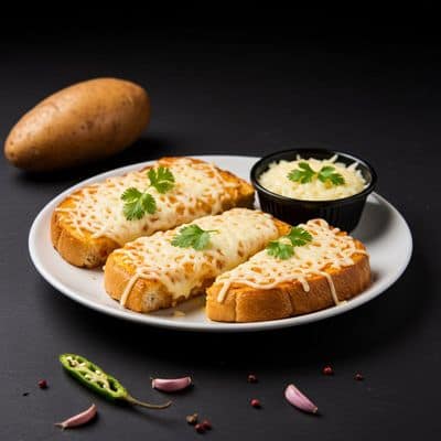 Cheese Aloo Toast