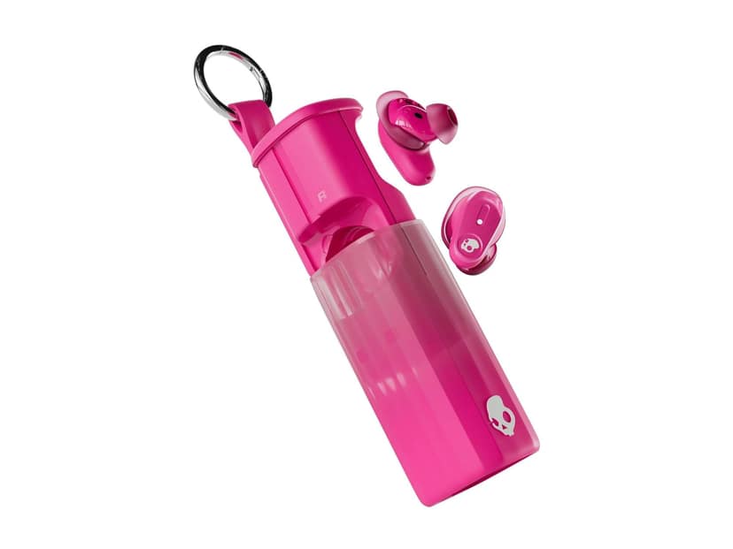 Skullcandy Method 360 ANC Wireless Earbuds, Sound by Bose, Bluetooth Headphones, Premium Noise Cancelling, Up to 40 Hrs Battery - Crazy Pink