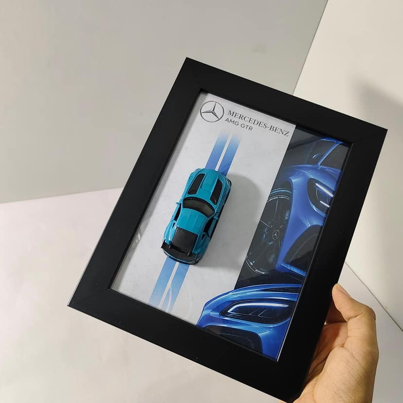 Mercedes-Benz AMG GTR Die Cast Car Frame view 2
