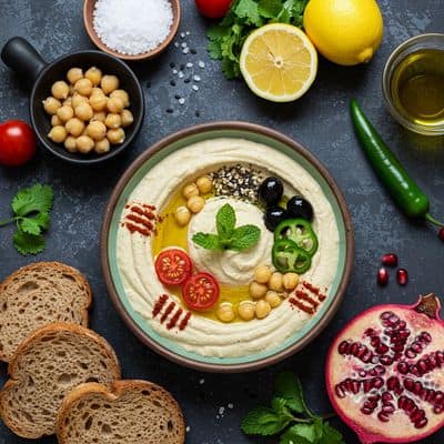 Mint Hummus