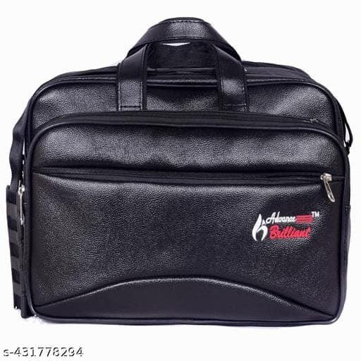 Advance brilliant 16 inch messenger bag for men leather messenger bag office bag for men crossbody bag file bag doctor messenger bag tools bag laptop messenger bag collage file bag engineer messenger bag stylish bag for men and women view 2