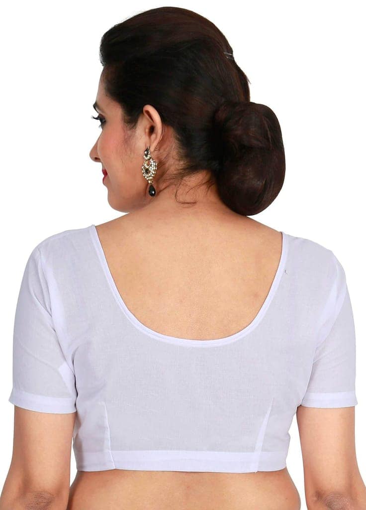 JISB Readymade blouse,White view 2