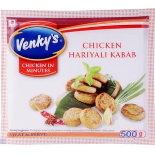 Venkys Chicken Hariyali Kebab 500 Gms